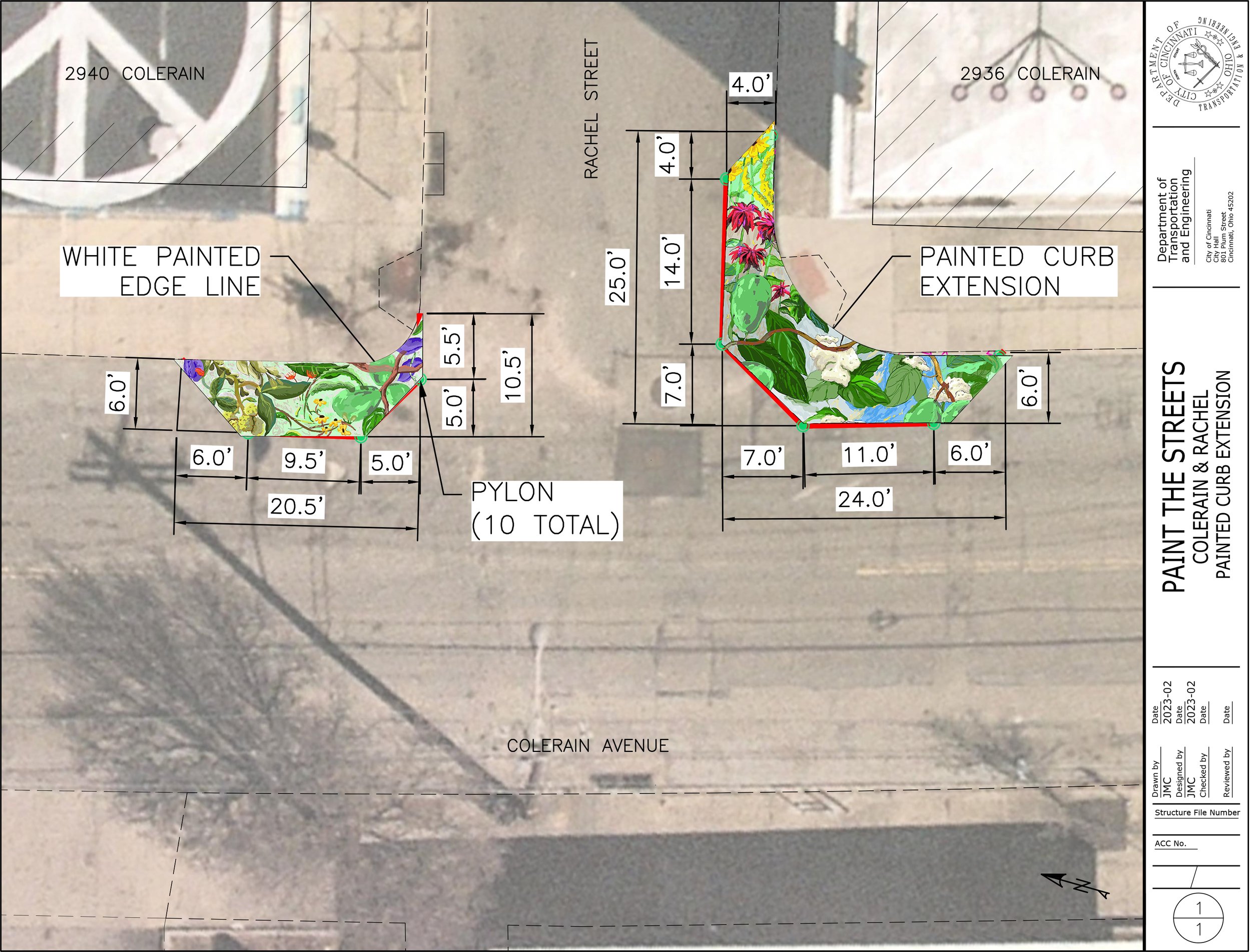 Street Mural: Ohio Native Plants — Wave Pool Art Center